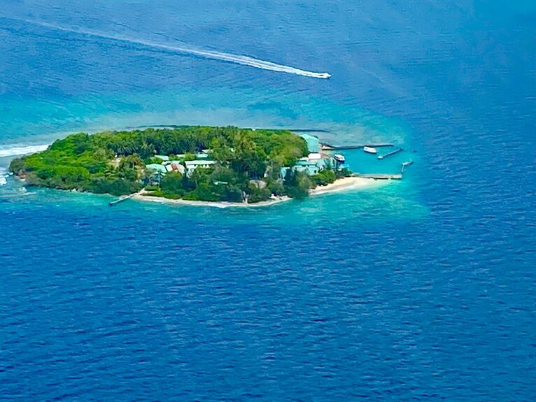 Malediwy z lotu ptaka.