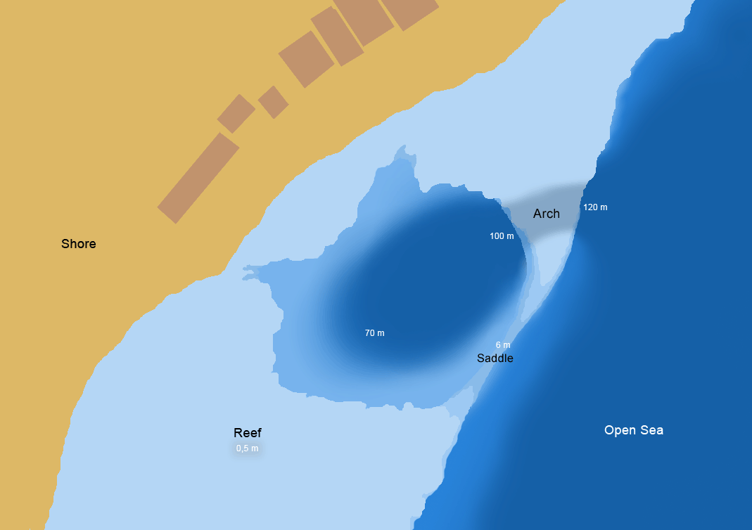 Mapa Blue Hole, wikipedia/domena publiczna, foto Unseller