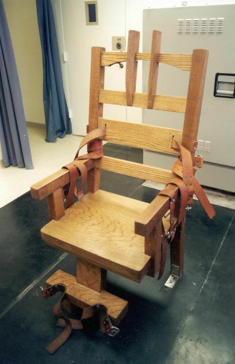 Krzesło z więzienia na Florydzie/ wikipedia domena publiczna