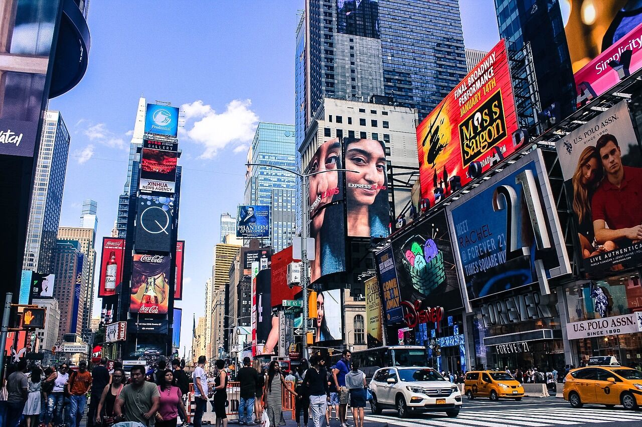 Times Square w Nowym Jorku/ wikipedia domena publiczna