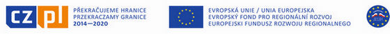 Logo z flagą Unii Europejskiej i tekstem dotyczącym finansowania projektów przez Europejski Fundusz Rozwoju Regionalnego w latach 2014-2020.