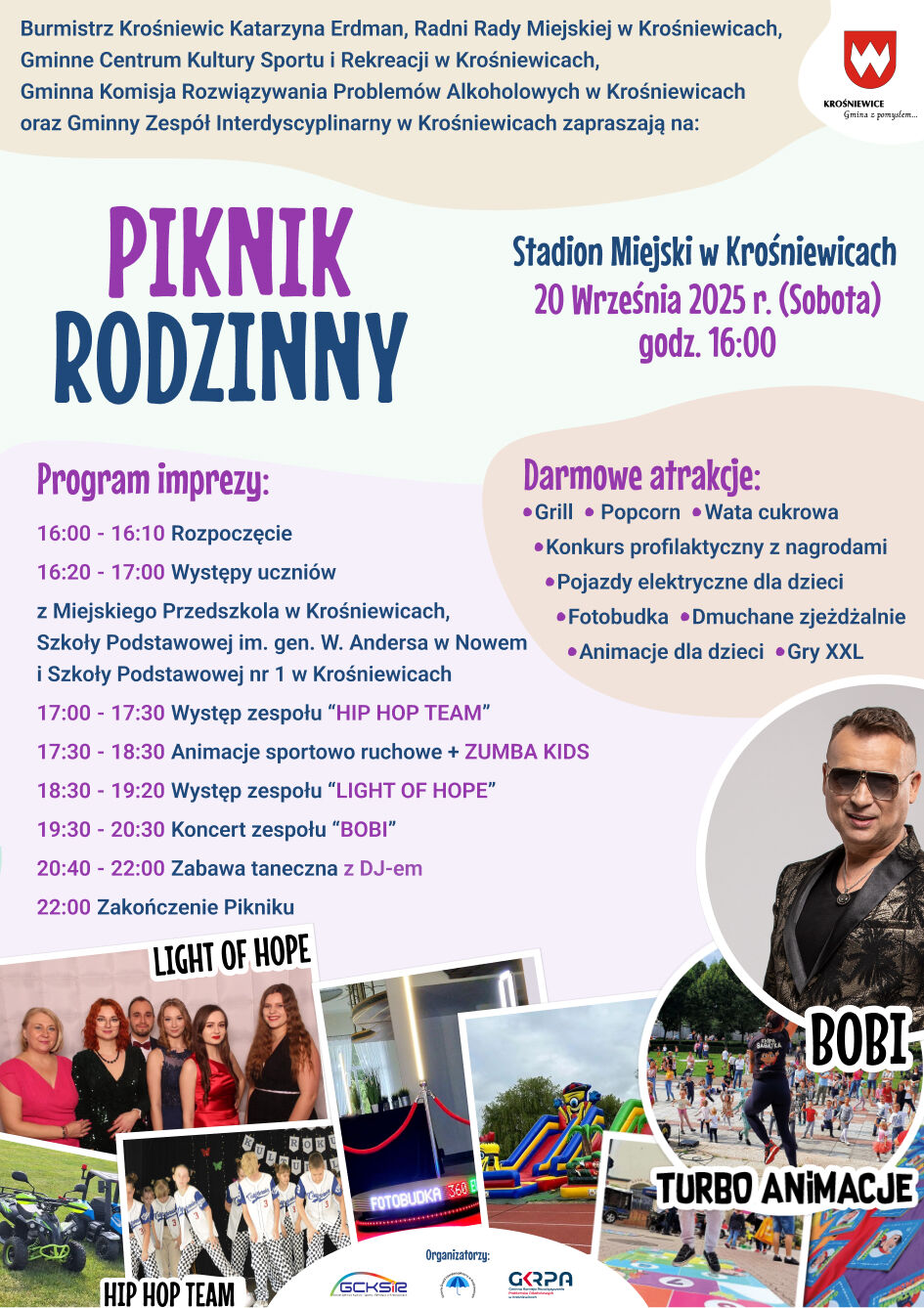Plakat Pikniku - informacje poniżej
