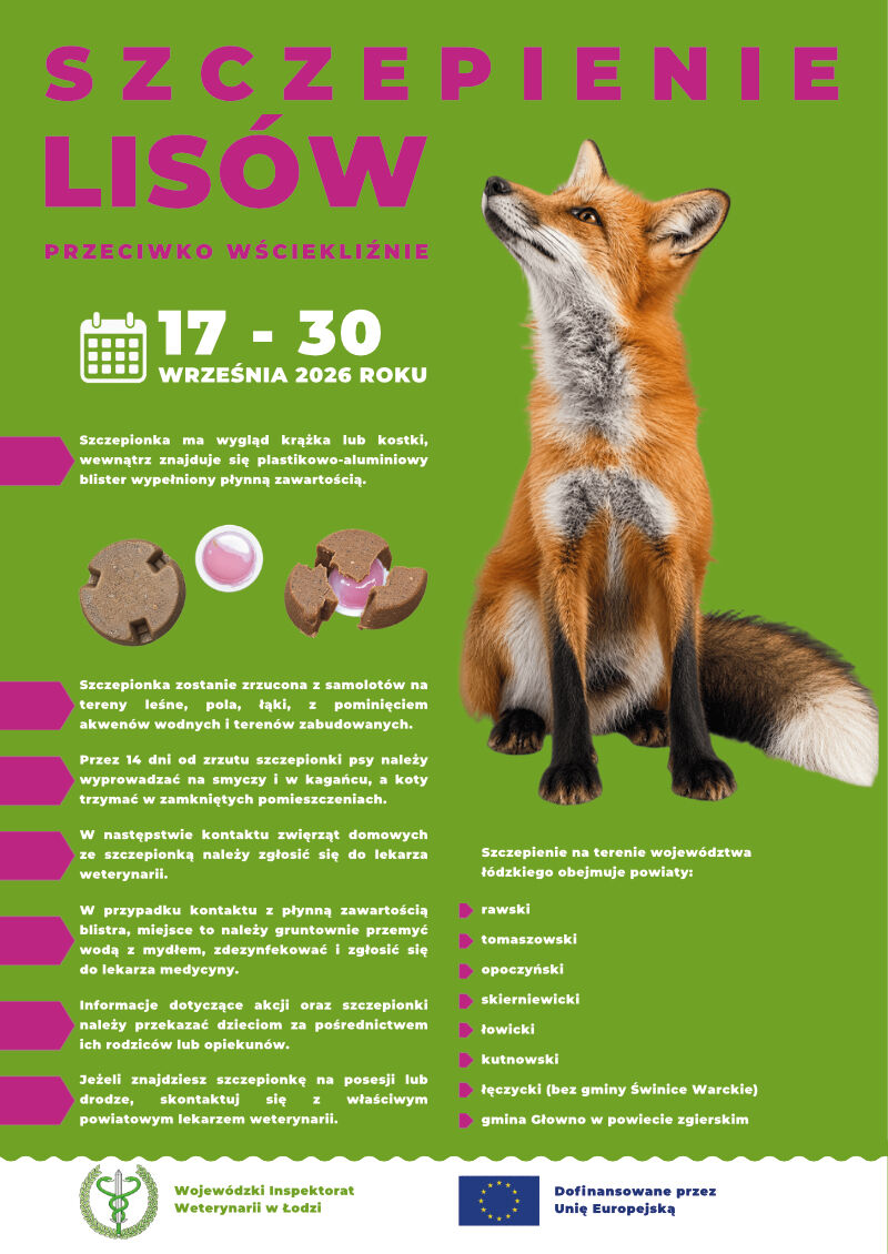 Plakat informacyjny - informacje w artykule