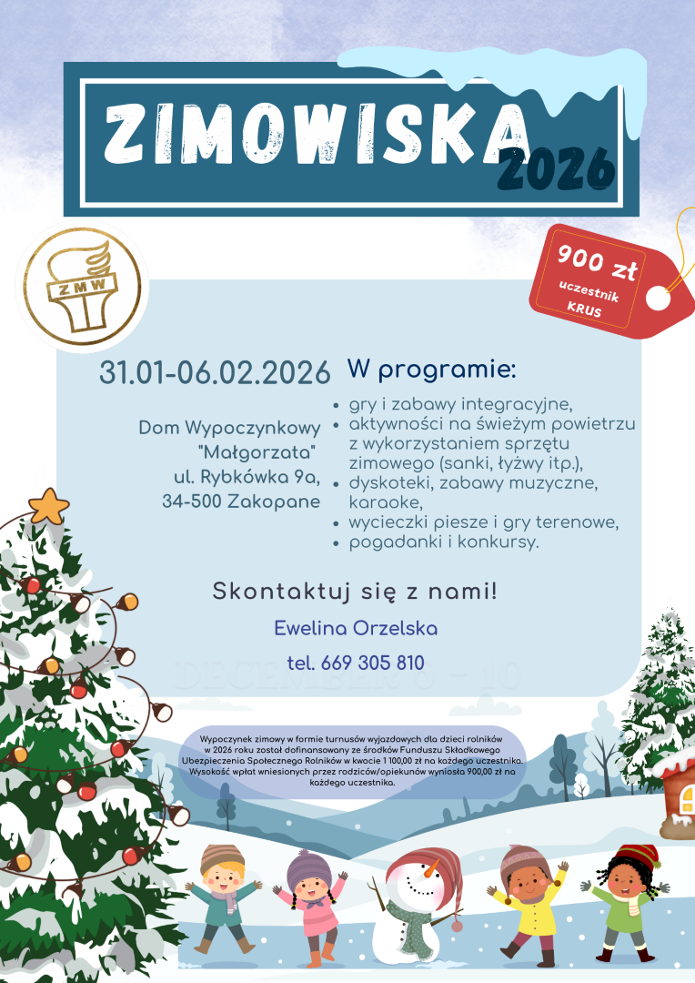 Plakat informacyjny - informacje w artykule