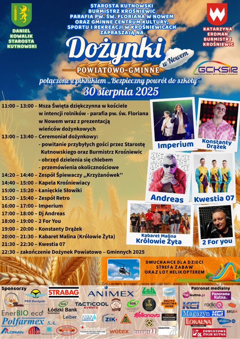 Plakat informacyjny - informacje poniżej