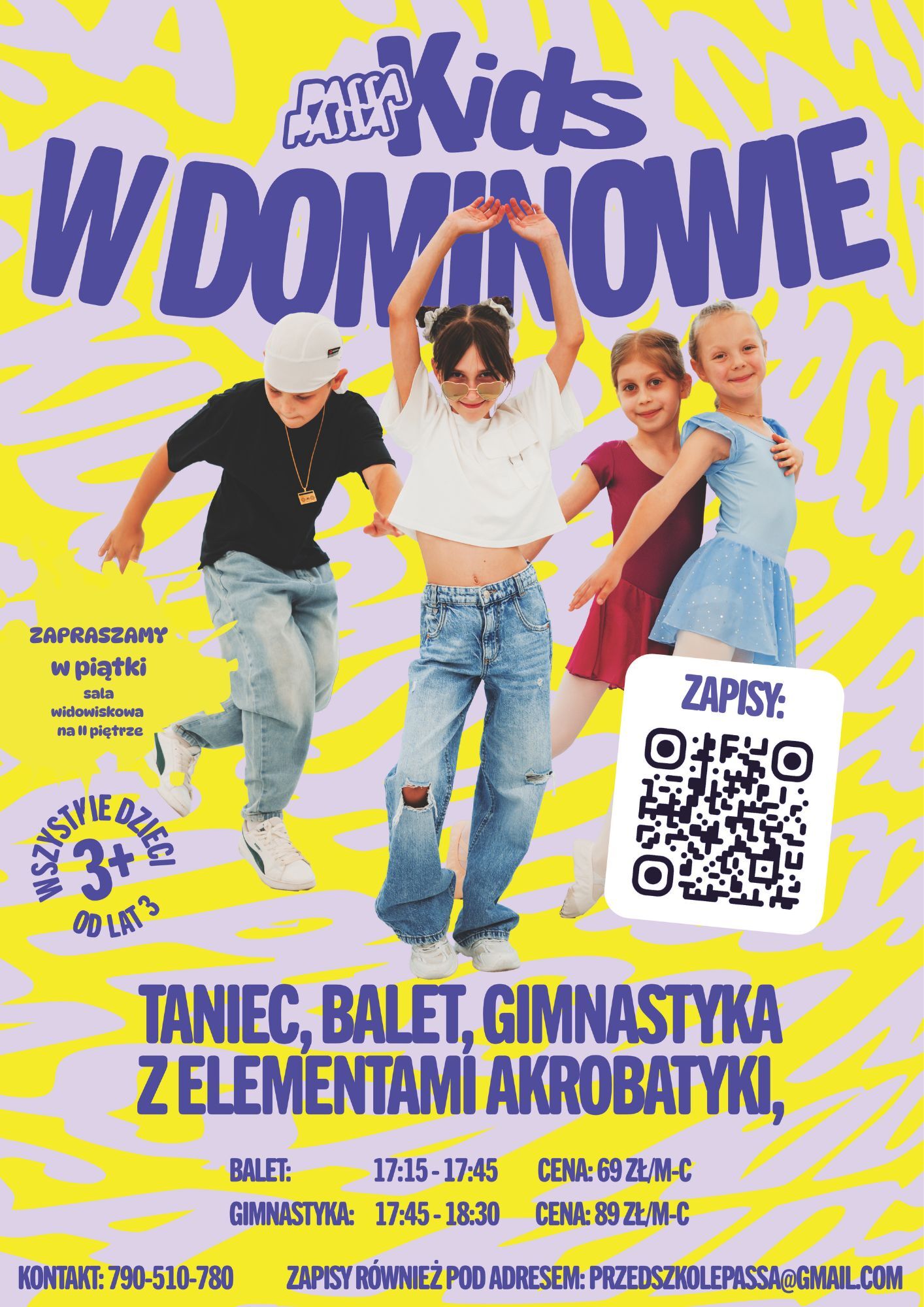 Informacja o zajęciach szkoły passa passa.