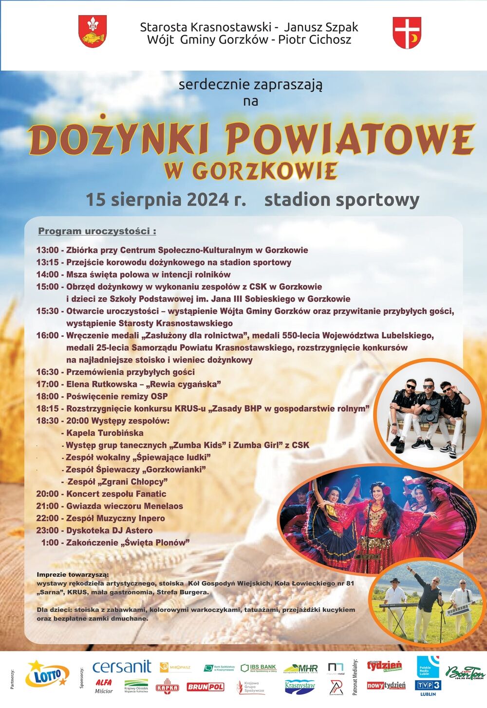 Dożynki powiatowe - plakat