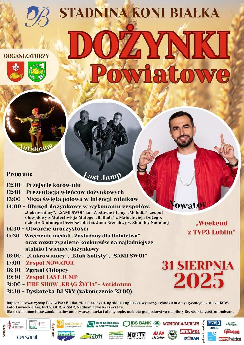 Plakat Dożynek Powiatowych