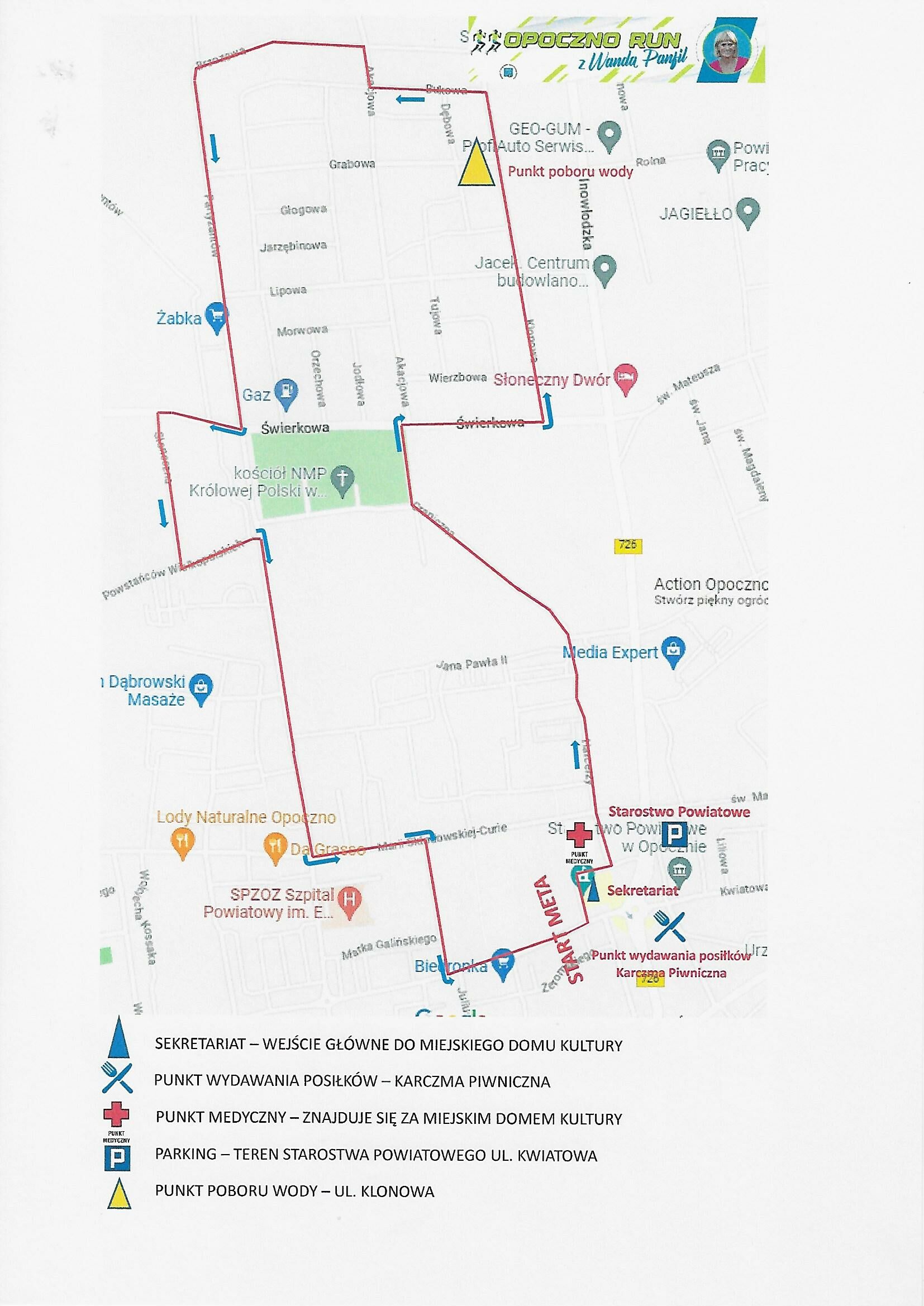 Ogólnopolski bieg ulicami miasta Opoczna „II Opoczno Run z Wandą Panfil” na 10 km, czyli dwa okrążenia po 5 km odbędzie się 21 maja 2023 roku.