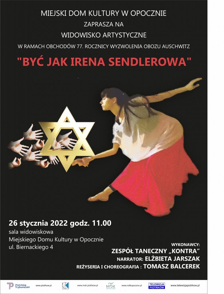 plakat Być jak Sendlerowa