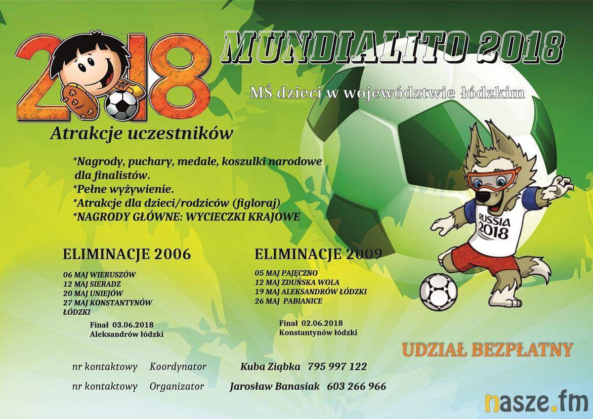 MUNDIALITO 2018 – eliminacje rocznika 2009 w Pajęcznie
