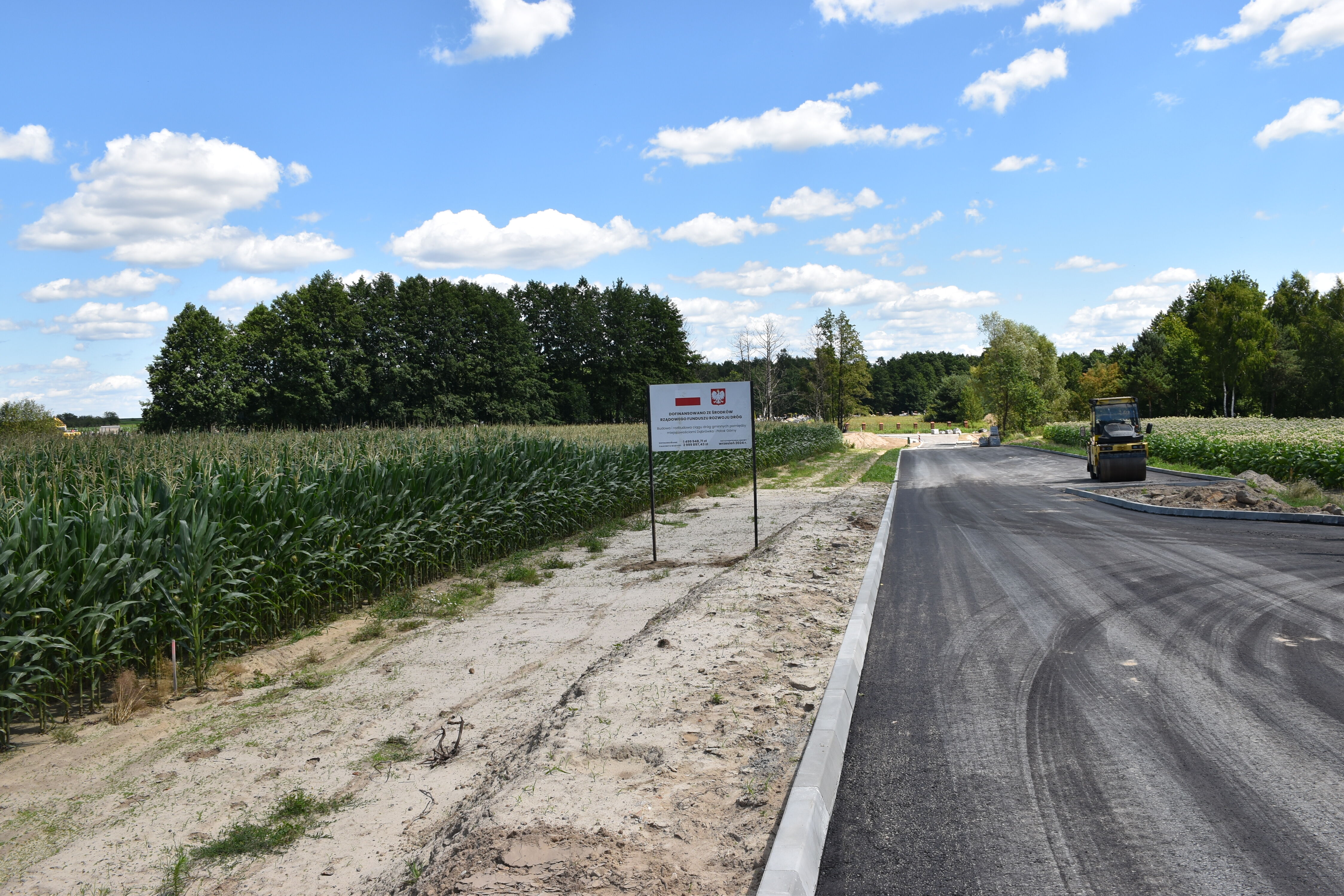 Budowa i rozbudowa ciągu dróg gminnych pomiędzy miejscowościami Dąbrówka i Potok Górny