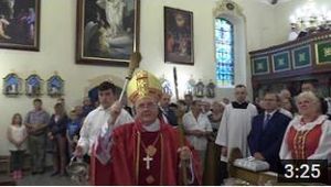 Wyświęcenie kościoła w Darskowie - wideo