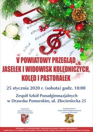 V Powiatowy Przegląd Jasełek i Widowisk Kolędniczych, Kolęd i Pastorałek 