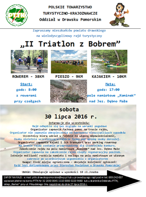 II Triatlon z Bobrem 