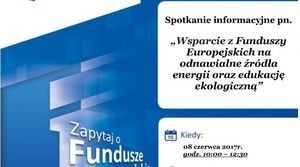 Wsparcie z Funduszy Europejskich - spotkanie informacyjne 