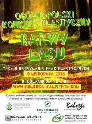 Ogólnopolski konkurs plastyczny "Barwy lasu"