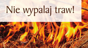 Nie wypalaj traw!