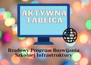 „Aktywna tablica” w szkołach powiatowych