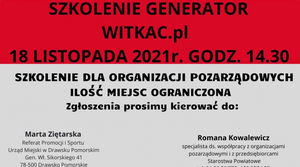 Szkolenie generator WITKAC