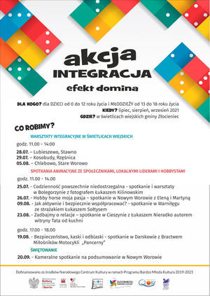 akcja - integracja - efekt domina