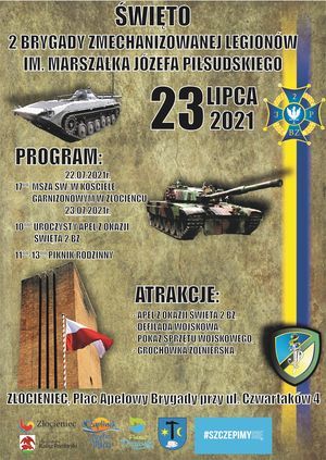 Święto 2 Brygady Zmechanizowanej Legionów im. Marszałka Józefa Piłsudskiego