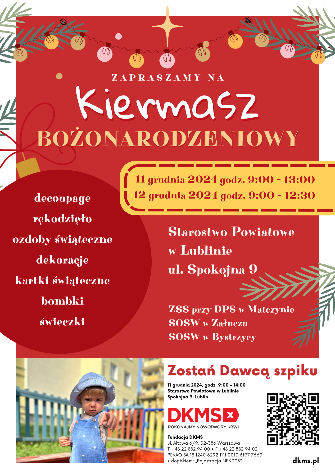 Plakat na kiermasz