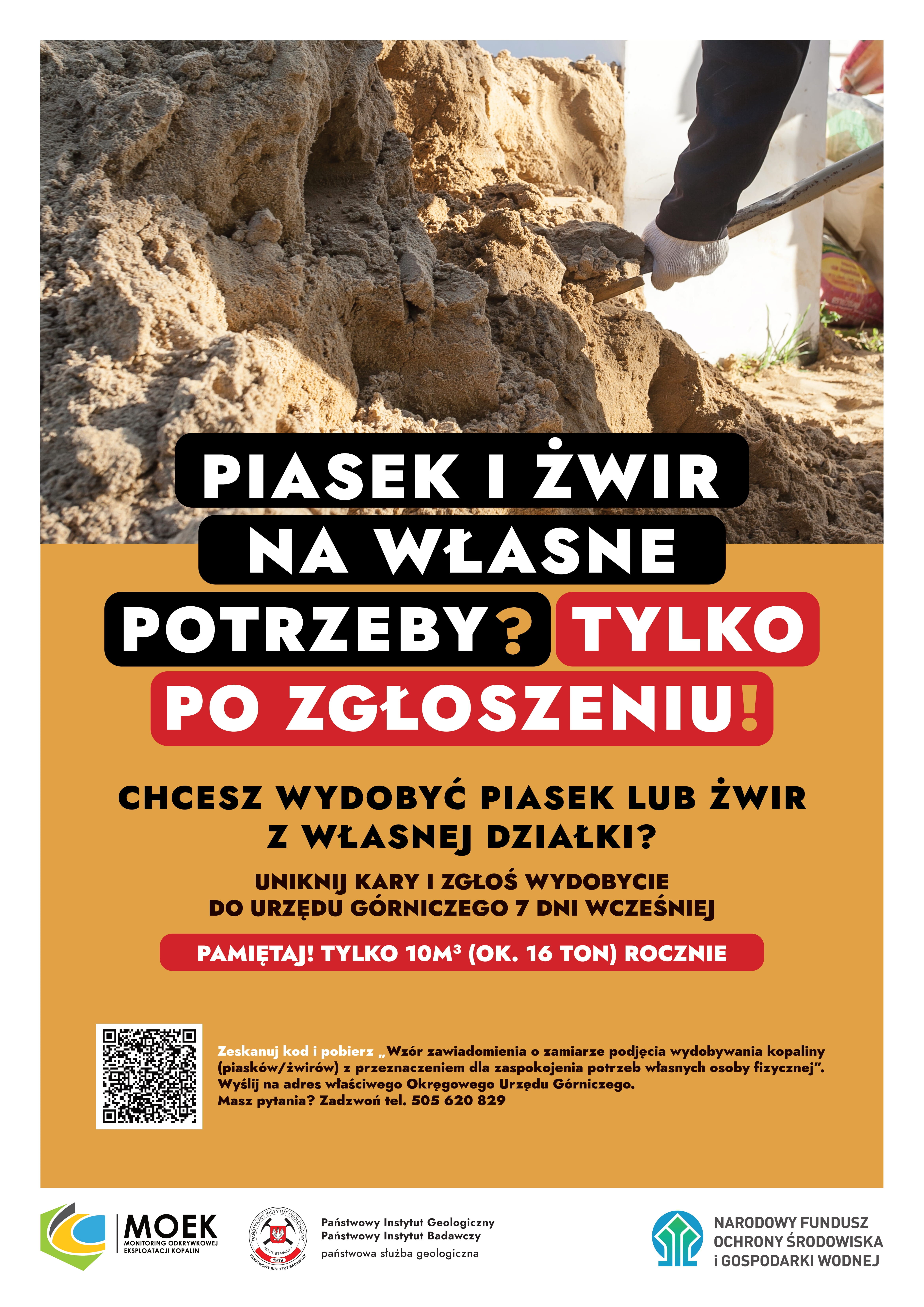 plakat z informacją