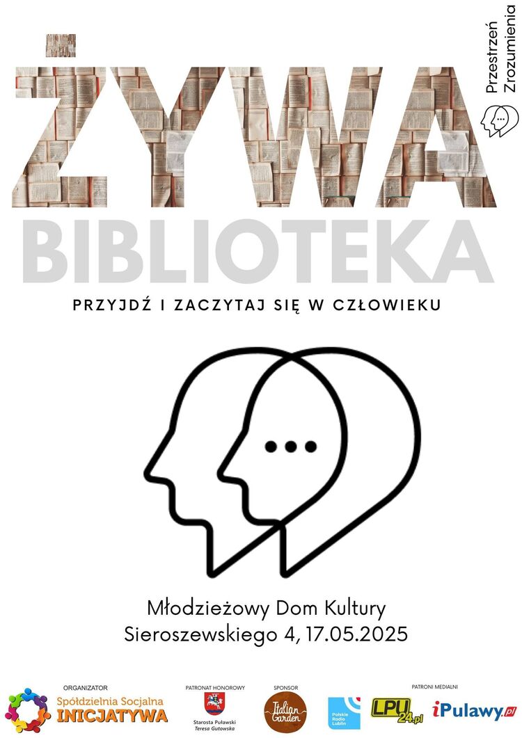 Żywa Biblioteka - MDK w Puławach 17.05.2025 r.