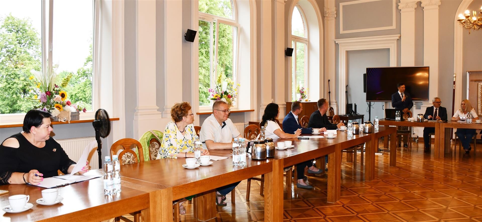 Zebranie w sprawie organizacji II Nadwiślańskich Spotkań z Folklorem Ziemi Puławskiej