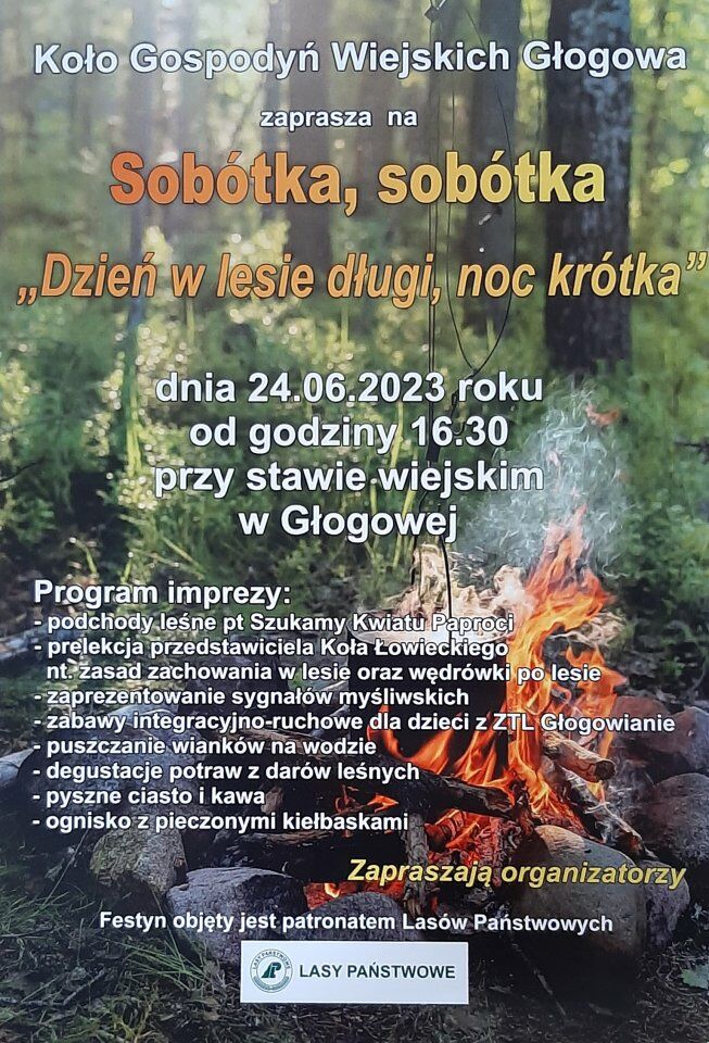 Plakat z informacjami