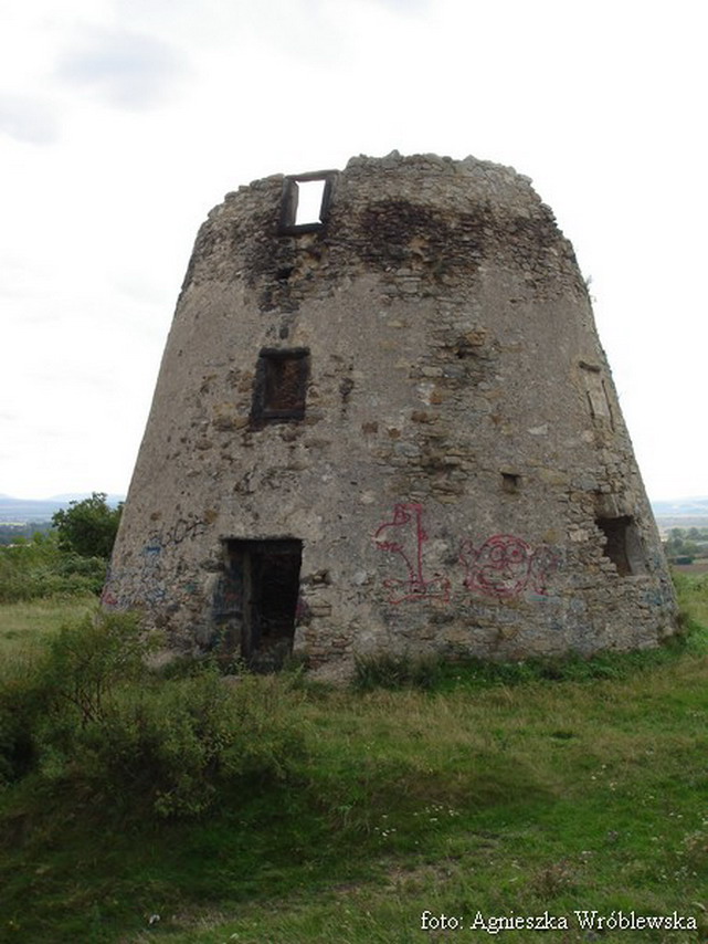 Ruiny na Młyńskim Wzgórzu - Baszta strzegomska.