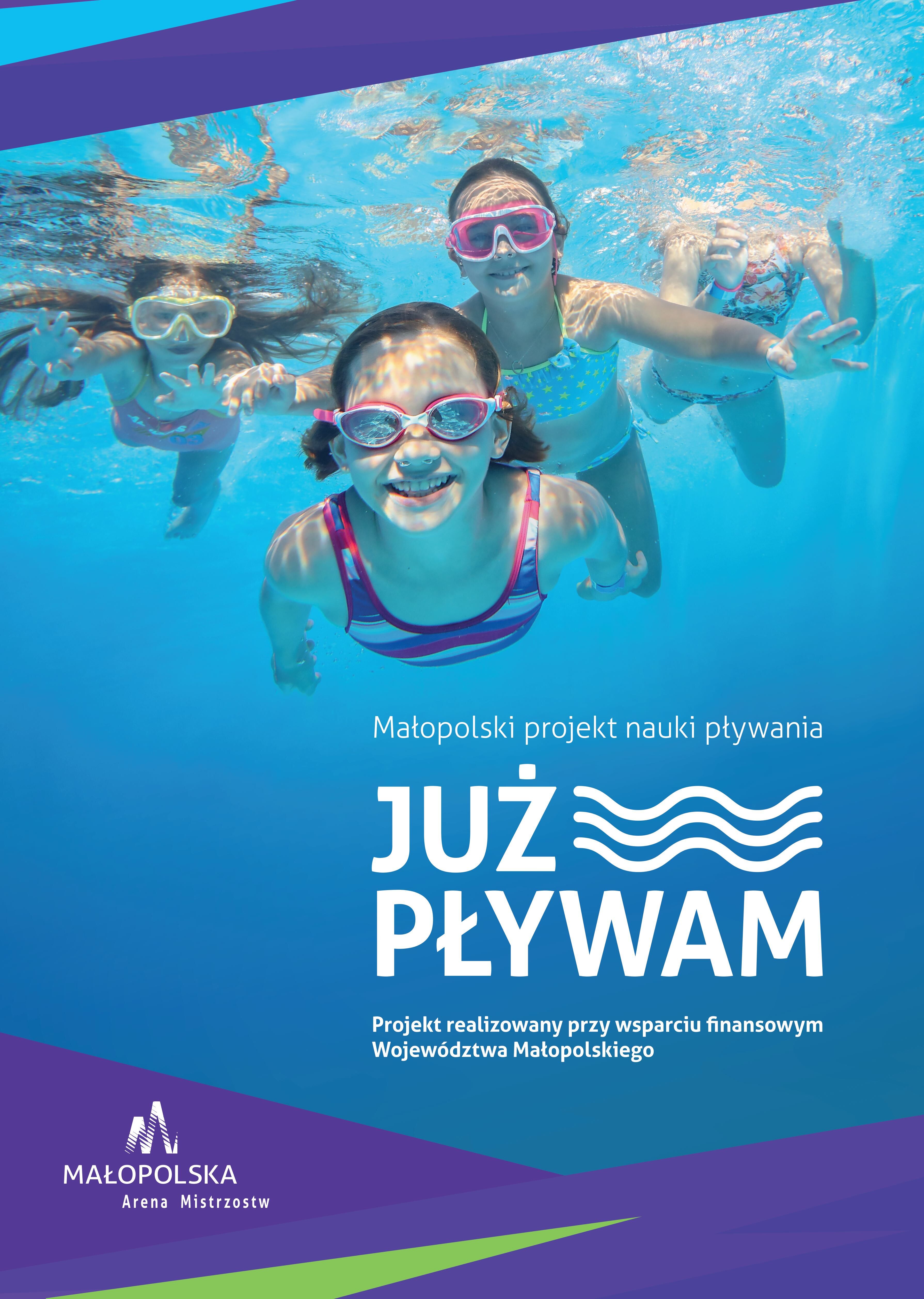 Plakat projektu Już pływam