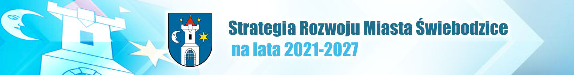 Baner poziomy - startegia Rozwoju Miasta Świebodzice na lata 2021 - 2027