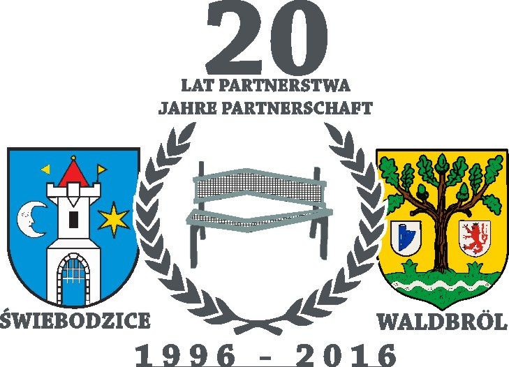Grafika - Obchody Jubileuszu 20-lecia współpracy partnerskiej