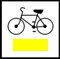 szlak żółty ikona roweru
