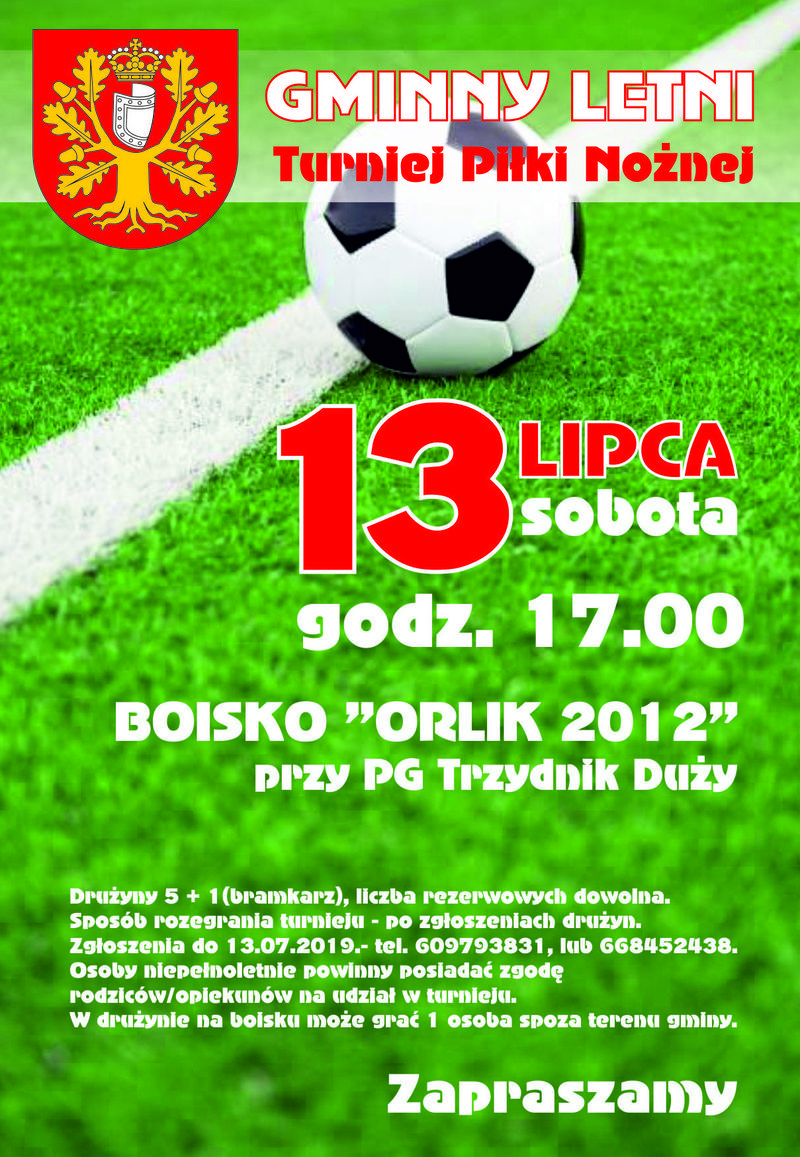 GMINNY LETNI TURNIEJ PIŁKI NOŻNEJ